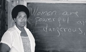 Jackie Kay's hero, Audre Lorde. I love this picture.